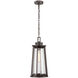Bolling 1 Light 9.5 inch Powder Coated Bronze Outdoor Hanging Lantern